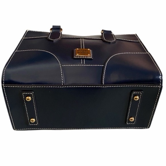 Dooney and Bourke Selleria Jayne satchel -Navy - Picture 4 of 11